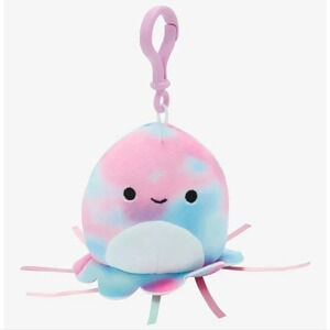 Krisa jellyfish 🪼 squishmallow plush keychain keyring collectable women's girls